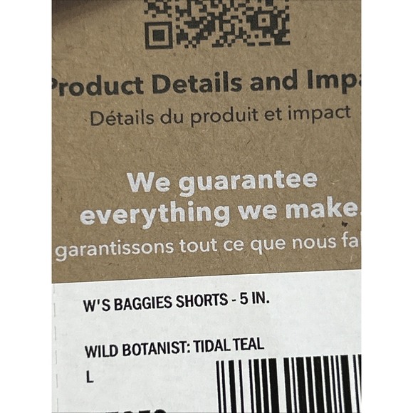 NWT Women's Patagonia 5" Baggies Shorts Nylon Pockets $69 Wild Botanist 57059 MD - Picture 8 of 11